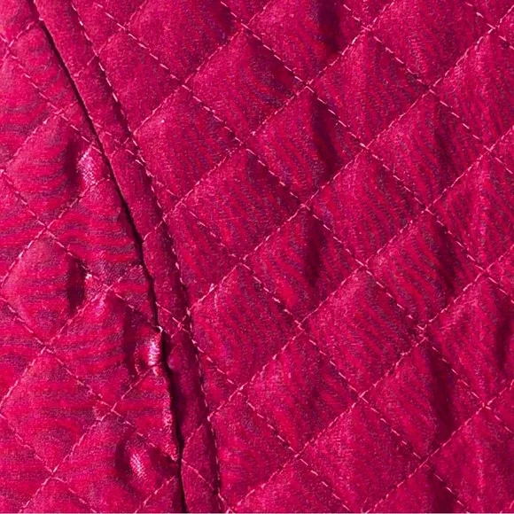 Mackintosh New England Quilted Collared Jacket Cranberry Women’s Size Small - Picture 8 of 14
